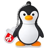 64GB USB-Stick Süßes Pinguin-Modell USB-Flash-Laufwerk USB 2.0 Speicherstick für Externe Datenspeicher