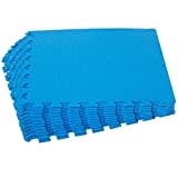 Bodenschutzmatte Pool blau 50x50x0,5cm - 60 Stück - 14,5 m² Poolunterlage, Pool Unterlage Outdoor, Poolmatten, Pool Bodenplane, Poolmatte, Pool Unterlegmatte, Poolmatten Schutzboden, Pool Platten