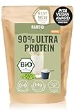 - NEU - Hydrolysiertes Erbsenprotein | 90% Ultra Protein 1000g | Veganes Proteinpulver glutenfrei, ohne Zusatzstoff, ohne Süßungsmittel | HANS Brainfood Bio Eiweißpulver für Männer und Frauen