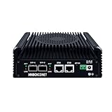 MNBOXCONET Mini PC N100 Firewall 2x10GbE SFP+, Micro Appliance Computer Büro, DDR5 8GB RAM 128GB NVME SSD, 2xi226V 2.5GbE LAN, Type-C, TF, HD, Support Windows OPNsense, SPK/MIC