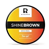 BYROKKO Shine Brown Bräunungsbeschleuniger Sonnencreme (210 ml), Bräunungscreme Wirksam in Solarium und im Freien, Erzielen Sie eine natürliche Bräune mit natürlichen Inhaltsstoffen