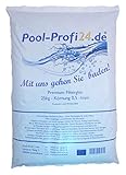 Pool-Profi24 Filterglas für Pool | 25kg Filtergranulat für Sandfilteranlagen | Glasfiltersand 0,5-1,0mm Körnung