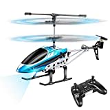 VATOS Hubschrauber Ferngesteuert RC Helikopter Spielzeug Drinnen Ferngesteuert Mini Helikopter Flugzeug Geschenk Kinder YD-927 3 Kanal 2.4 GHz LED Gyro