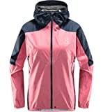 Haglöfs Regenjacke Frauen L.I.M Comp Jacket wasserdicht, Winddicht, atmungsaktiv Tulip Pink/Tarn Blue XL XL