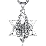 CELESTIA Davidstern Kette Damen Silber 925 Halskette mit Anhänger Hexagramm Kette David Stern Schmuck Frauen Jdischer Chanukka Geschenke