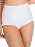 Playtex Damen Shapewear-Höschen aus Mikrofaser Slip, Weiss, L