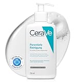 CeraVe Schäumendes Reinigungsgel für das Gesicht, Porentiefe Reinigung bei unreiner und zu Akne neigender Haut, Mit Salicylsäure, weißer Tonerde und Niacinamid, 236 ml