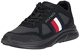 Tommy Hilfiger MODERN RUNNER KNIT EVO ESS Mittelhoher Schnitt (Schuhe) Herren, Schwarz (Black), 43 EU