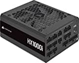 Corsair HX1000i Vollmodulares, Extrem Geräuscharmes ATX-Netzteil - ATX 3.0- Und PCIe 5.0-kompatibel - CORSAIR iCUE Software-Kompatibel - 80 Plus Platinum-Effizienz - Schwarz