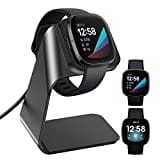 KIMILAR Ladegerät Kompatibel mit Fitbit Versa 4 /Sense 2/ Fitbit Versa 3 /Sense Ladestation, Prämie Aluminiumlegierung USB Ladekabel Charger Dock Kompatibel mit Fitbit Sense 2 / Versa 4 Smartwatch