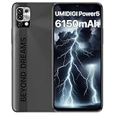 UMIDIGI Power 5 Smartphone Ohne Vertrag,4GB+128GB Handy Günstig,6150mAh Akku,Android 11 Handy ohne vertrag,6,53" HD+ Display,Octa Core,16MP+8MP,3-Kartenfächer,Dual SIM 4G Handys/OTG (Schwarz)