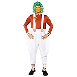 amscan 9909051 Oompa Erwachsene Halloween Kostüm Loompa - XL, Men: 50 inch