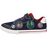 Geox J Kilwi Boy Sneaker, Navy/RED, 29 EU