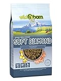 Wildborn Soft Diamond 12 kg Hunde-Trockenfutter | 75% frisches Huhn | Schonend gegart ohne Extrusion | Getreidefrei mit Kartoffel | Limitierte hochwertige Rohstoffe | Für alle Lebensphasen geeignet