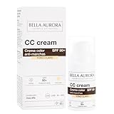 Bella Aurora | LSF 50+ Sonnencreme mit Pigmentflecken Abdeckung (Hell) | 30 ml | Lichtschutzfaktor 50+, Pigmentflecken Vorbeugung, Heller Hautton