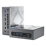 NiPoGi Mini PC Ιntel Core i5-12450H (bis zu 4,40 GHz), 16 GB (8 GB*2) DDR4 512 GB SSD Mini PC WiFi 6, Mini Desktop Computer mit Ιntel UHD Graphics 1200 MHz, BT 5.2, 2X HDMI+VGA, 4K UHD Mini Tower PC