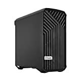 Fractal Design Torrent Compact Black Computer Case Solid, FD-C-TOR1C-04, Black Solid