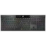 Corsair K100 Air Wireless RGB Keyboard Mandeacutercanique für Gaming, ultradünn, Cherry MX, Touch-Schalter und Brenner, niedriges Profil, Bluetooth, kompatibel mit iCUE-PC, Mac, PS5, PS4, Xbox –