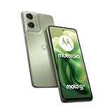 Motorola Mobility Moto g24 Smartphone (6,56"-HD+-Display, 50-MP-Kamera, 8/128 GB, 5000 mAh, Android 14) Ice Green, inkl. Schutzcover + Handyhalterung [Exklusiv bei Amazon]