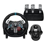 Logitech G29 Racing Lenkrad + Logitech Driving Force Shifter Schalthebel, PC