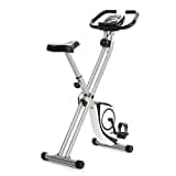 SportPlus Heimtrainer Fahrrad klappbar - Hometrainer Fahrrad klappbar - leises Fahrrad für zuhause - Spinning Bike Indoor, Platzsparend & Faltbar Fitnessbike - Heimtrainer Senioren