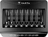 VARTA Akku Ladegerät, Batterieladegerät für wiederaufladbare AA/AAA, bis zu 8 Akku, LCD Multi Charger+, Einzelschachtladung, unbestückt