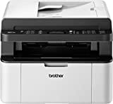 Brother MFC-1910W Kompaktes 4-in-1 Monochrom Monolaser-Multifunktionsgerät (Drucken, scannen, kopieren, faxen, 20 Seiten/Min.) grau/weiß