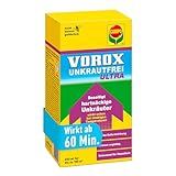 VOROX Unkrautfrei Ultra 450 ml - Hochwirksamer Unkrautvernichter mit Sofortwirkung, Sichtbarkeit ab 60 min - sicher für Umwelt und Haustiere