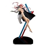 Jilijia Anime Darling In The Franxxx Actionfigur 02 PVC 34 cm Zero Two Model Statue Spielzeug Desktop Dekorationen Sammlerstück Geschenke