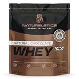 NATURELETICS PREMIUM WHEY ISOLAT SCHOKO, Laktosefrei, Fettarm, ohne Süßstoffe, ohne Zuckerzusatz, von grasgefütterten Kühen aus natürlicher Weidehaltung