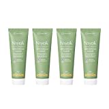 NIYOK Zahncreme Kokosöl + Pfefferminze & Zitrone (4x75ml), natürlichen Wirkstoffkombination aus Kokosöl und erfrischenden Extrakten, Bio Zahnpasta, Vegan, Fluoridfrei, Naturkosmetik