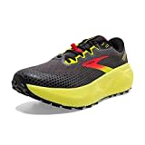 Brooks Herren Caldera 6 Sneaker, Schwarz Rot Feuer Gelb Flamingo, 46 EU