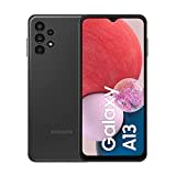 Samsung Galaxy A13 Android-Smartphone, 6,6 Zoll Infinity-V Display, Android 12, 4 GB RAM und 128 GB interner erweiterbarer² Speicher, Akku 5.000 mAh³, Schwarz