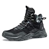 RAX Wild Wolf Mid Venture Herren-Wanderschuhe, wasserdicht, leicht, Schwarz, 42.5 EU