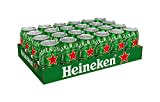 Heineken Pils Bier (24 x 0,33 l Dosen) - Dosenbier auf der Palette, 5% Alkoholgehalt, 100% natürliche Zutaten, erfrischend milder Geschmack