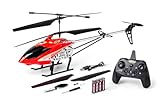 Carson 500507183 Easy Tyrann 670 Rescue Autos. 100% RTF – RC Heli, Ferngesteuerter Helikopter, Robustes RTF (Ready to Fly), Outdoor Helikopter, RC Flugzeug