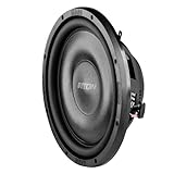 ETON PW 12 Flat – Druckvoller, Flacher 30 cm / 12 Zoll Langhub Subwoofer, Bass fürs Auto, Tiefton Lautsprecher mit Ferritmagnet, 2 x 2 Ohm Doppelschwingspule, 2 x 350 Watt