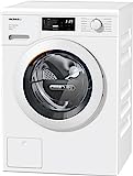 Miele WTD 163 WCS WT1 Waschtrockner – Mit Schontrommel, PerfectCare-Technologie, ProfiEco Motor und WLAN-Vernetzung – 8 kg waschen und 5 kg trocknen – Energieklasse D, Lotosweiß