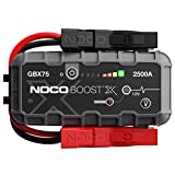 NOCO Boost X GBX75 2500A 12V UltraSafe Starthilfe Powerbank, Auto Batterie Booster, Tragbare USB Ladegerät, Starthilfekabel und Überbrückungskabel für bis zu 8,5-L Benzin und 6,5-L Dieselmotoren