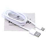 Ladekabel für Original Samsung Datenkabel für Samsung Galaxy A20 A21s A31 M11 M20 M21 M30 M31 M40 S10 Lite Note 10 Lite USB Typ-C mit mungoo Displayputztuch