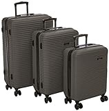 Fabrizio Trolley 3er Set Breeze Koffer-Set, 75 cm, 96 Liter, Taupe