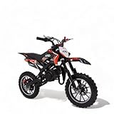 KXD 701 49ccm Dirt Bike Dirtbike CrossBike Kinder Enduro DirtBike pocket 49cc Pitbike PocketBike Motocross Motorrad Motorbike Motorsport Pocket Vollcross Crossbike Orange (orange, KXD 701 49ccm 2T)