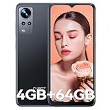 CUBOT Note 30 Smartphone ohne Vertrag 4GB RAM 64GB ROM TF 256GB Expand 6,52 Zoll Bildschirm 20MP Kamera 4000mAh Android Handy Octa Core 4G Dual SIM GPS Face ID Schwarz