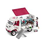 schleich 42439 HORSE CLUB Mobile Tierärztin mit Hannoveraner Fohlen, 37 Teile Spielset mit schleich Pferde Figur und vollbeweglicher Tierärztin Figur, Tierarzt Spielzeug für Kinder ab 5 Jahren