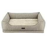 Nobby Orthopädisches Komfortbett eckig CALBU beige 90 x 70 x 19+5 cm