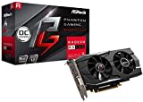 ASRock 845939 Phantom Gaming D Radeon RX580 8G OC Grafikkarte, VR-Ready, schwarz