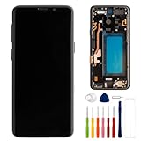 E-YIIVIIL Neuer Ersatz TFT Display Kompatibel mit Samsung Galaxy S9 SM-G960F SM-G960 5.8" LCD Display Touch Screen Assembly with Tools Fingerprint not Supported（with Frame）