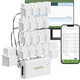 Emporia Vue 3 Commercial 3-Phase Smart Energy Monitor - Business and Home Automation Device with Real Time Electricity Usage Monitor, Power Consumption Meter, Solar and Net Metering