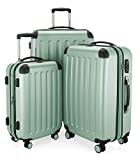 HAUPTSTADTKOFFER - SPREE - 3er Trolley-Set Rollkoffer Reisekoffer, (S, M und L) Koffer-Set, 4 Doppel-Rollen, , Mint