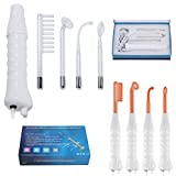 Zjchao Hf Stab 5tg Set Portabler Hochfrequenz Akne, Hochfrequenz Gerät, Haarausfall Hochfrequenzstab Faltenreduzierung Für Körper Und Gesicht Kosmetisches Gerät